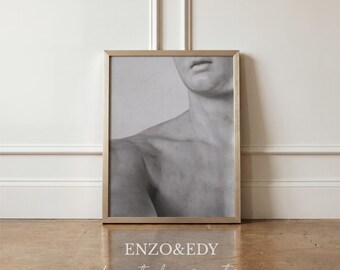 Ancient Rome Sculpture Print: Neutral Gallery Wall Art (Digital Download)