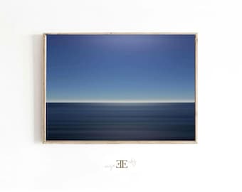 Minimalist Ocean Photography Print: Coastal Home Decor (Digital Download)