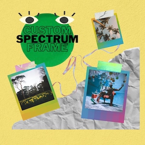 Spectrum Frame Custom Polaroid Photo Print | Any Digital Image on Polaroid | Authentic Polaroid Film | Perfect Gift for Loved Ones