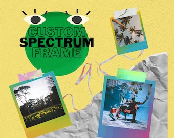 Spectrum Frame Custom Polaroid Photo Print | Any Digital Image on Polaroid | Authentic Polaroid Film | Perfect Gift for Loved Ones
