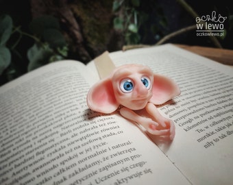 Epoxy Clay Cute 3D Bookmark - Cute Elf, Slavic mythology inspired, Funny, Epoxy, Unique, Book Gift for a Reader, Bookstagram