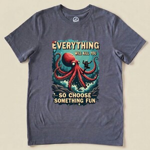 Diving Shirt Funny Sarcastic Shirt Women Mental Health Matter Shirt Retro Meme Shirt Vintage Meme T-shirt Scuba Diving Gift image 7