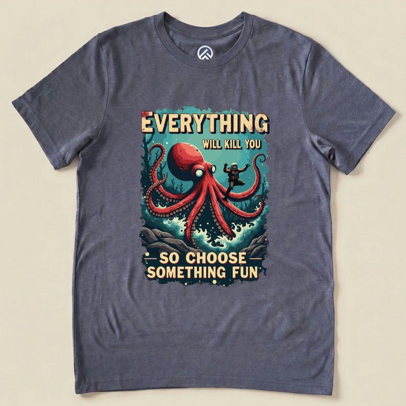 Diving Shirt Funny Sarcastic Shirt Women Mental Health Matter Shirt Retro Meme Shirt Vintage Meme T-shirt Scuba Diving Gift image 7