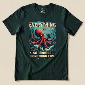 Diving Shirt Funny Sarcastic Shirt Women Mental Health Matter Shirt Retro Meme Shirt Vintage Meme T-shirt Scuba Diving Gift image 5