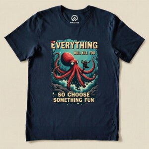 Diving Shirt Funny Sarcastic Shirt Women Mental Health Matter Shirt Retro Meme Shirt Vintage Meme T-shirt Scuba Diving Gift image 3