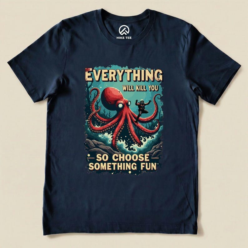 Diving Shirt Funny Sarcastic Shirt Women Mental Health Matter Shirt Retro Meme Shirt Vintage Meme T-shirt Scuba Diving Gift image 3