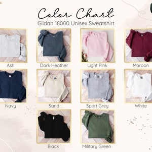 the color chart for the children's clothing