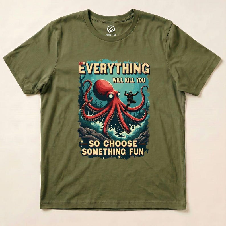 Diving Shirt Funny Sarcastic Shirt Women Mental Health Matter Shirt Retro Meme Shirt Vintage Meme T-shirt Scuba Diving Gift image 11