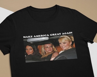 Make America Great Again: camiseta unisex, varios colores. Divertida camiseta Y2K. Regalo para niñas de la cultura pop.