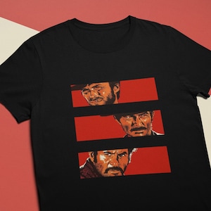 The Good, The Bad and The Ugly - Film / Show, Unisex T-Shirt, Mehrere Druck-Farbvariationen.