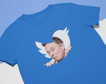 Elon Musk achète Twitter - T-shirt unisexe mème sarcastique, drôle et ironique
