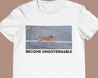 Become Unregable Dog Shirt - Lustiges Meme Grafik Tee