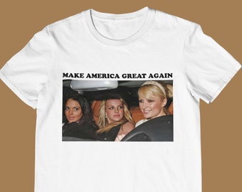 Make America Great Again: camiseta unisex, varios colores. Divertida camiseta Y2K. Regalo para niñas de la cultura pop.