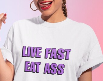 Live Fast - Kinky, Lustiges Unisex T-Shirt.