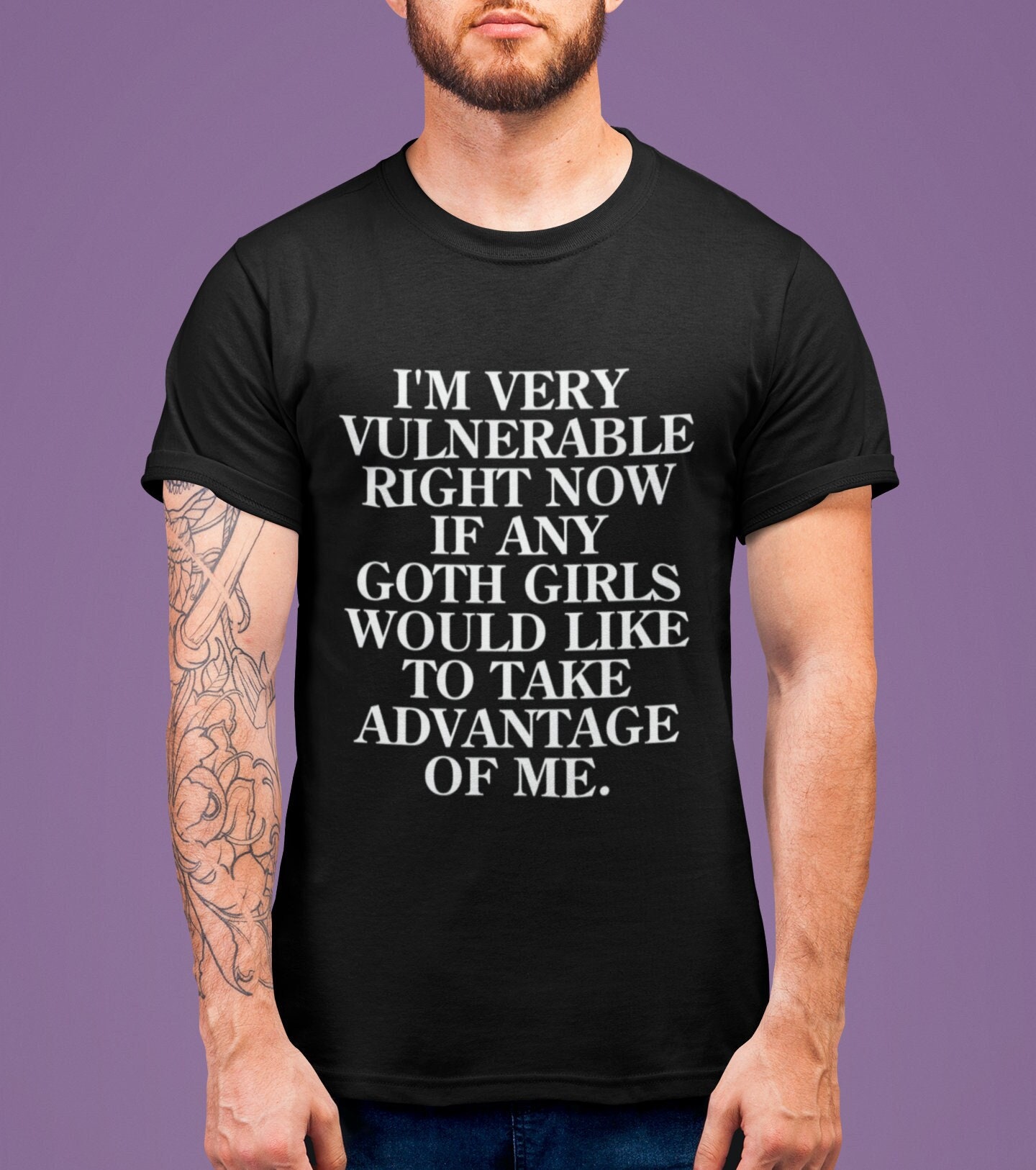 I'm Very Vulnerable Right Now If Any Goth Girls Would Like to Take