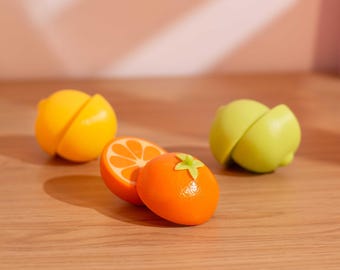 Deslizadores antiestrés de frutas / Hápticos o silenciosos / Deslizadores antiestrés de escritorio pequeños / Deslizadores antiestrés magnéticos rápidos y satisfactorios / Deslizadores antiestrés silenciosos / Deslizadores antiestrés para adultos