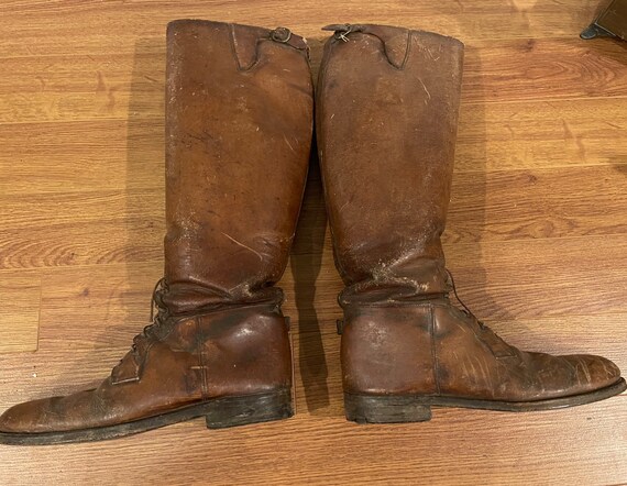 1920’s Leather Riding Boots/Field Boots - image 3