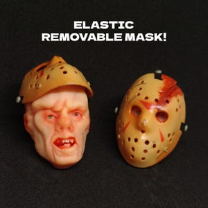 Friday the 13th Part 3/4 - Jason Voorhees 1:6th Scale Headsculpt & Removable Mask