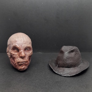 A Nightmare On Elm Street (2010) - Freddy Krueger 1:6th Scale Head Sculpt & Hat