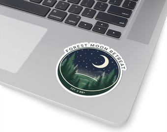 Star Wars Endor Forest Moon Retreat Sticker Nature Hiking Decal Camping Laptop Water Bottle