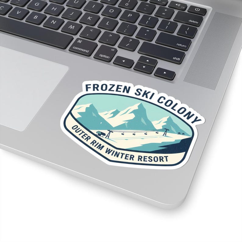 Star Wars Hoth Frozen Ski Colony Sticker Vintage Decal Mountain Badge Laptop Water Bottle afbeelding 4