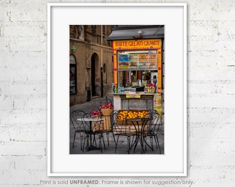 Palermo "Chiosco" Photography Print, Sicily Wall Art