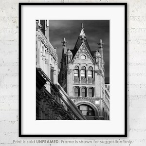 &quot;NYC Fine Art Fotografie &quot;&quot;MacIntyre Building&quot;&quot;, schwarz weisser Fotodruck, NYC Wall Art & Dekor, Reise-/ Architekturfotografie&quot;