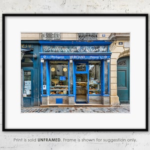 Paris Photo Print &quot;Murciano Boulangerie-Patisserie&quot;, Le Marais Storefront, Judaica Print, Jewish Bakery of Paris Fine Art Photography