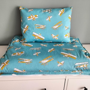 gigoteuse en coton pour enfant, couverture bébé, literie maternelle, avions dans le ciel