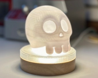 The Cutest Skull Lamp Ever! - LED light - Free Shipping!!! - Skull Art | Memento Mori | Fun Gift | Gift for Boyfriend | Gift for Husband |