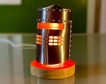 The Black Knight Helmet Lamp (RED Edition) - Free Shipping!