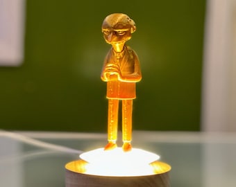 Golden Mr. Burns Trophy LED Lamp / Light - Free Shipping! - Handmade | The Simpsons | Treehouse of Horror | Springfield Nuclear Power Plant