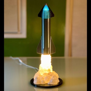 The Ultimate SpaceX Starship 'in its final form' Lamp - Free Shipping!