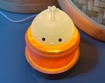 La lámpara LED con forma de dumpling de sopa más adorable: un feliz Xiao Long Bao. ¡ENVÍO GRATIS!
