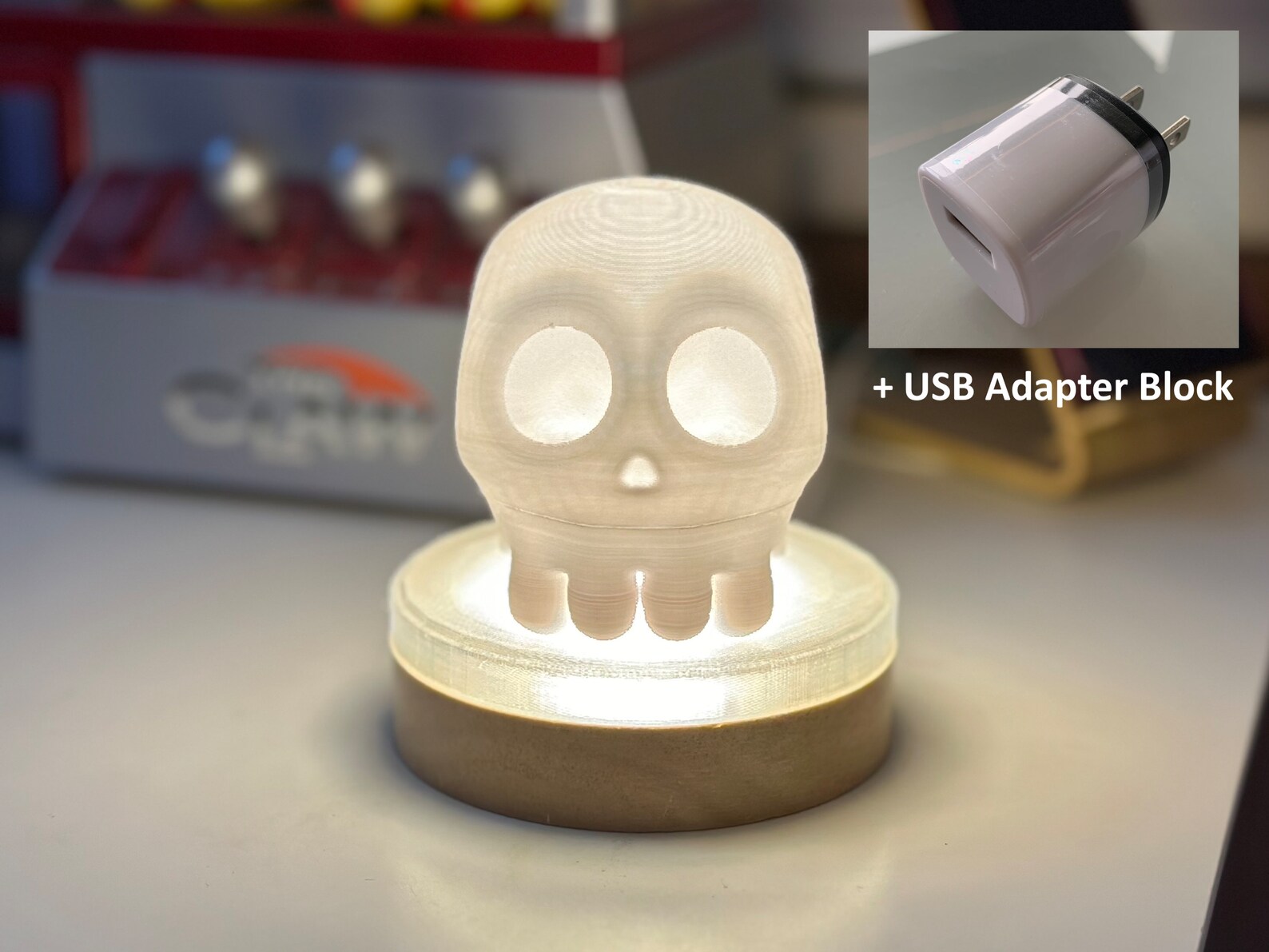 The Cutest Skull Lamp Ever! - LED Light - Free Shipping!!! - Skull Art ...