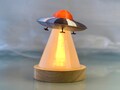 Super Cute 50's Style Retro UFO LED Lamp ready to invade your home - Free Shipping!