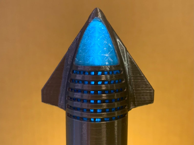Spacex Starship Lamp to Reach the Stars Free Shipping Etsy