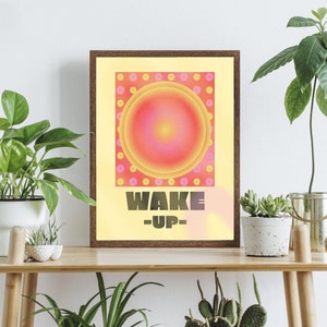 Retro Quote Wall Print, Digital Download Print, Wall Decor, Large Printable Art, Downloadable Prints