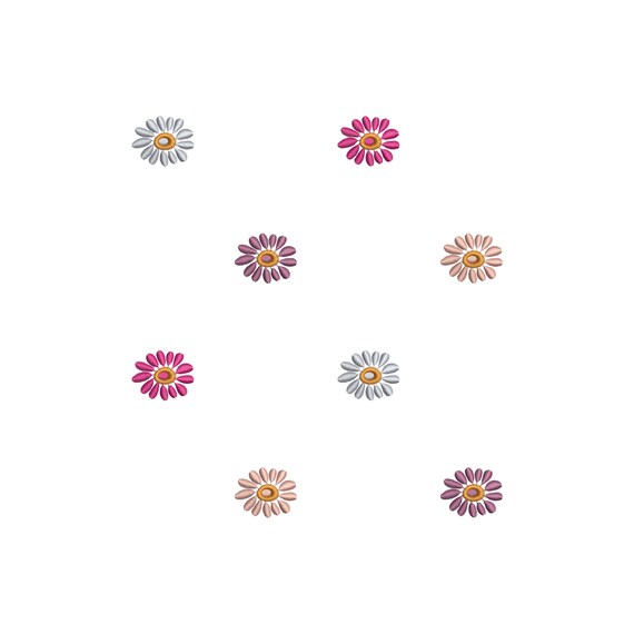 Daisies Embroidery Design Flower Embroidery File Machine Etsy
