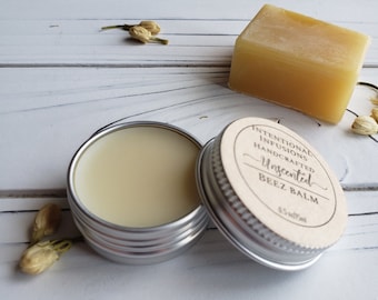 Unscented beeswax lip balm (handmade)