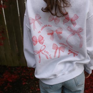 He Holds All Together Tee - Pink main image 1