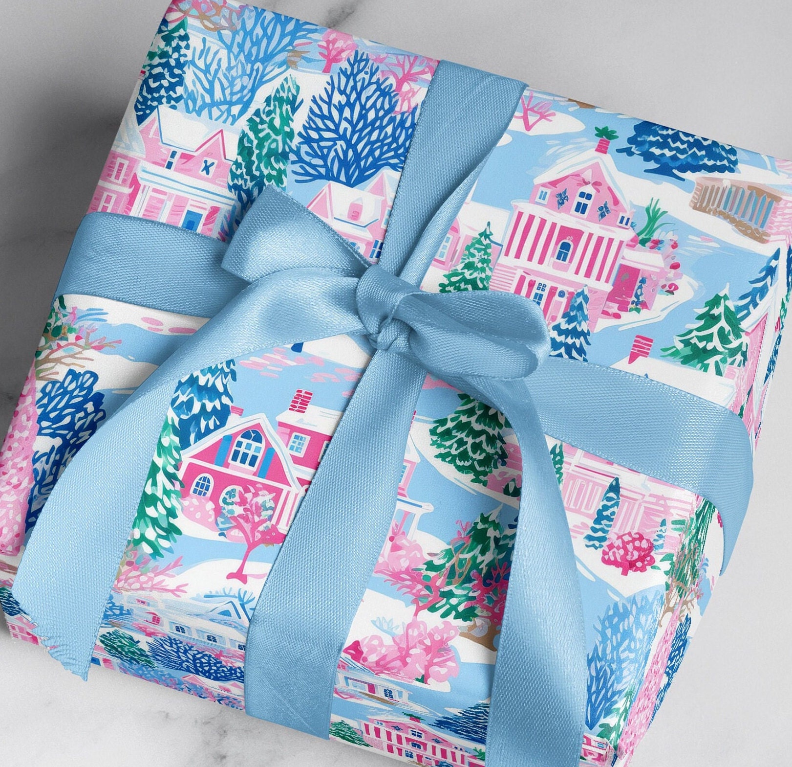 Preppy Wrapping Paper SET: Preppy SET 5 Sheets of Each 25 Sheets