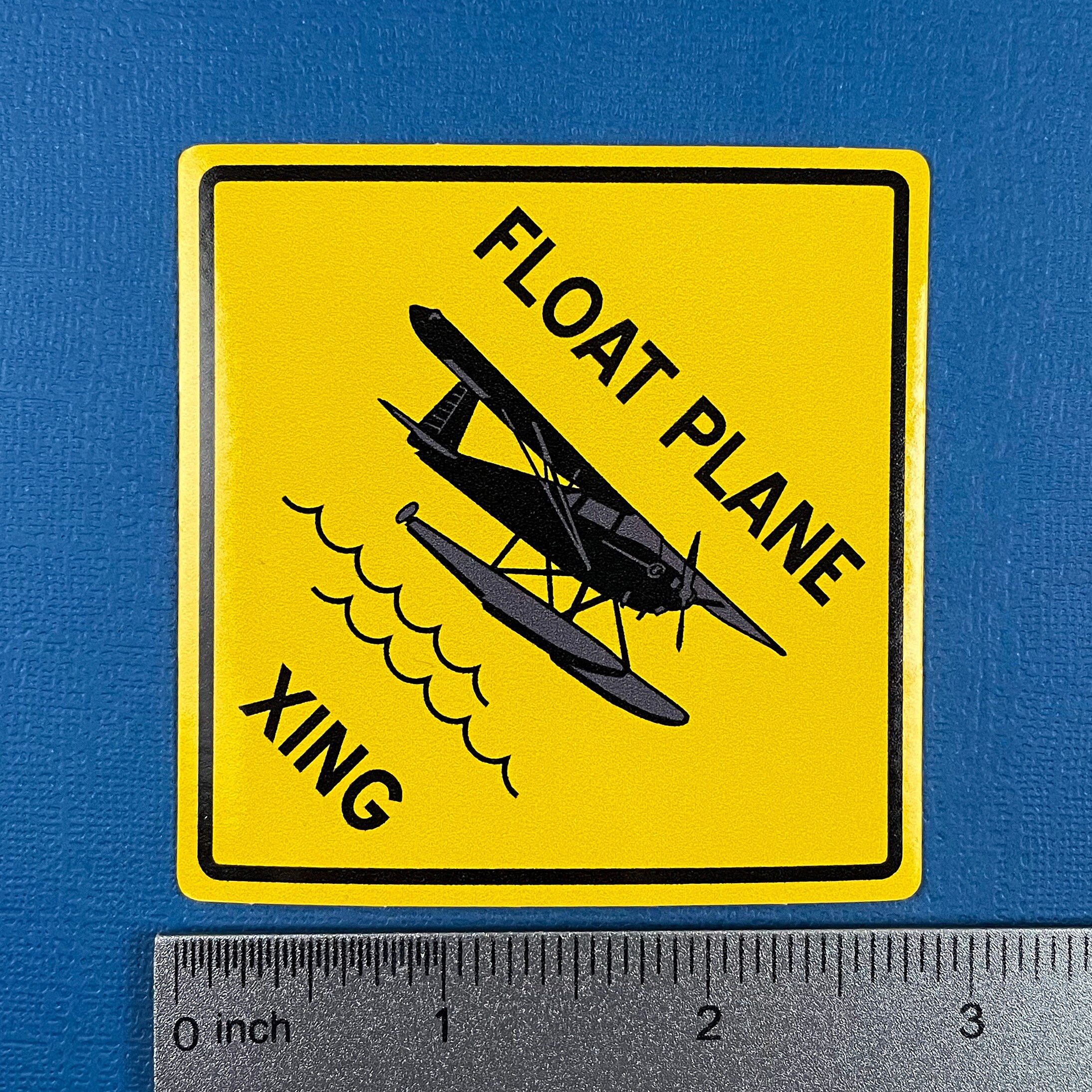 Floatplane Pilot Sticker for Laptop Airplane Crossing Decal for Car ...