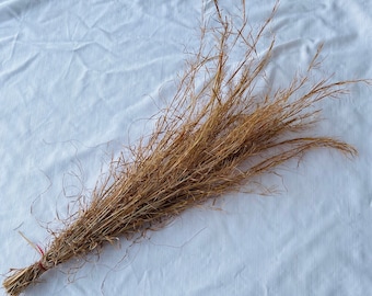 Dried grass bundles/ grass bundles/ floral accents/ amber colored grass