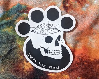 Vacía tu mente - Meditation Inkwork Sticker