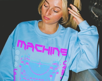Vintage 90s Style Graphic Grunge Crewneck Sweatshirt, Grunge Clothing, 90's Y2K Skater, Alt Gifts, Grunge Gift