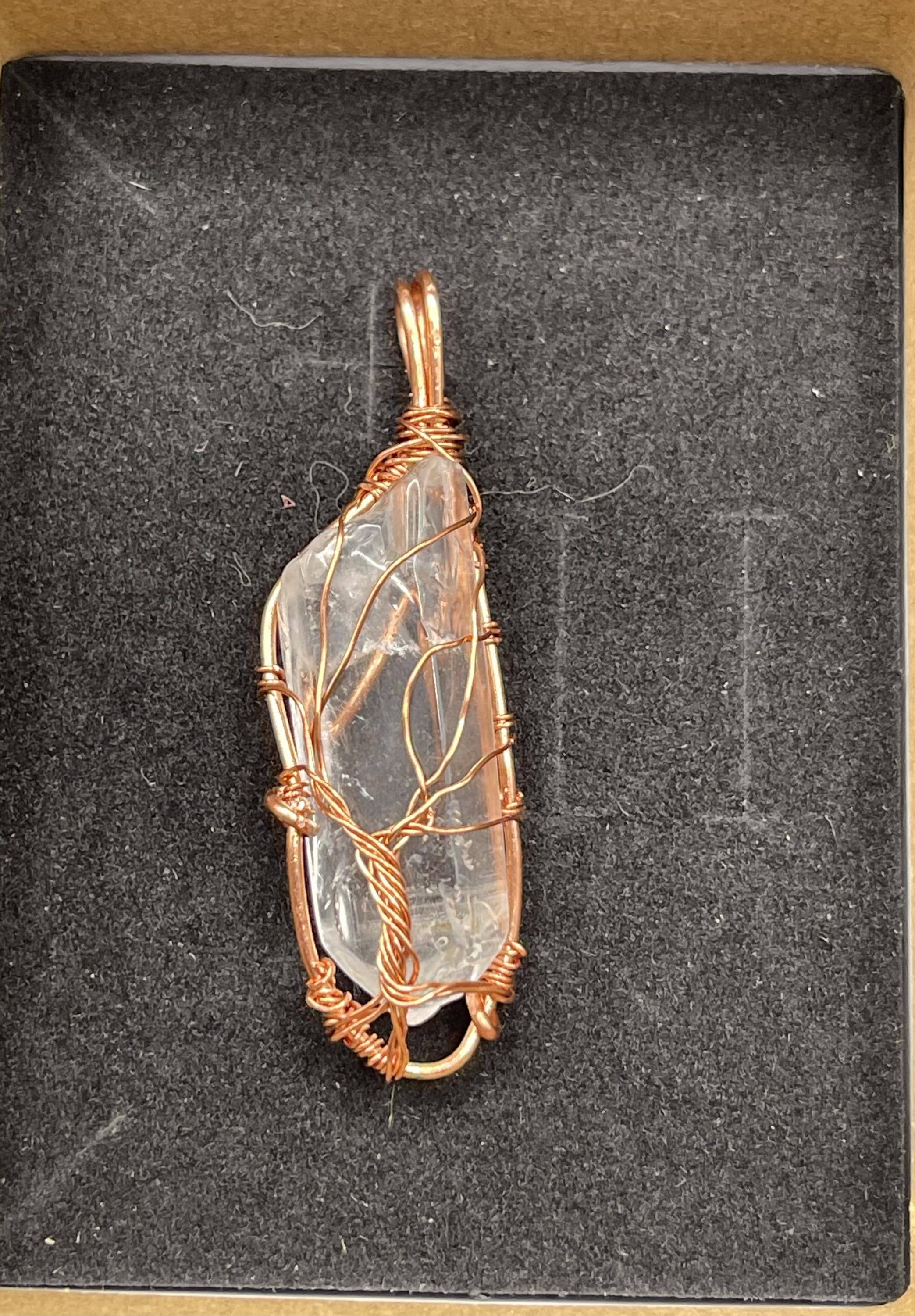 Tree of Life Clear Quartz Pendant | Healing Crystal Jewelry image 5
