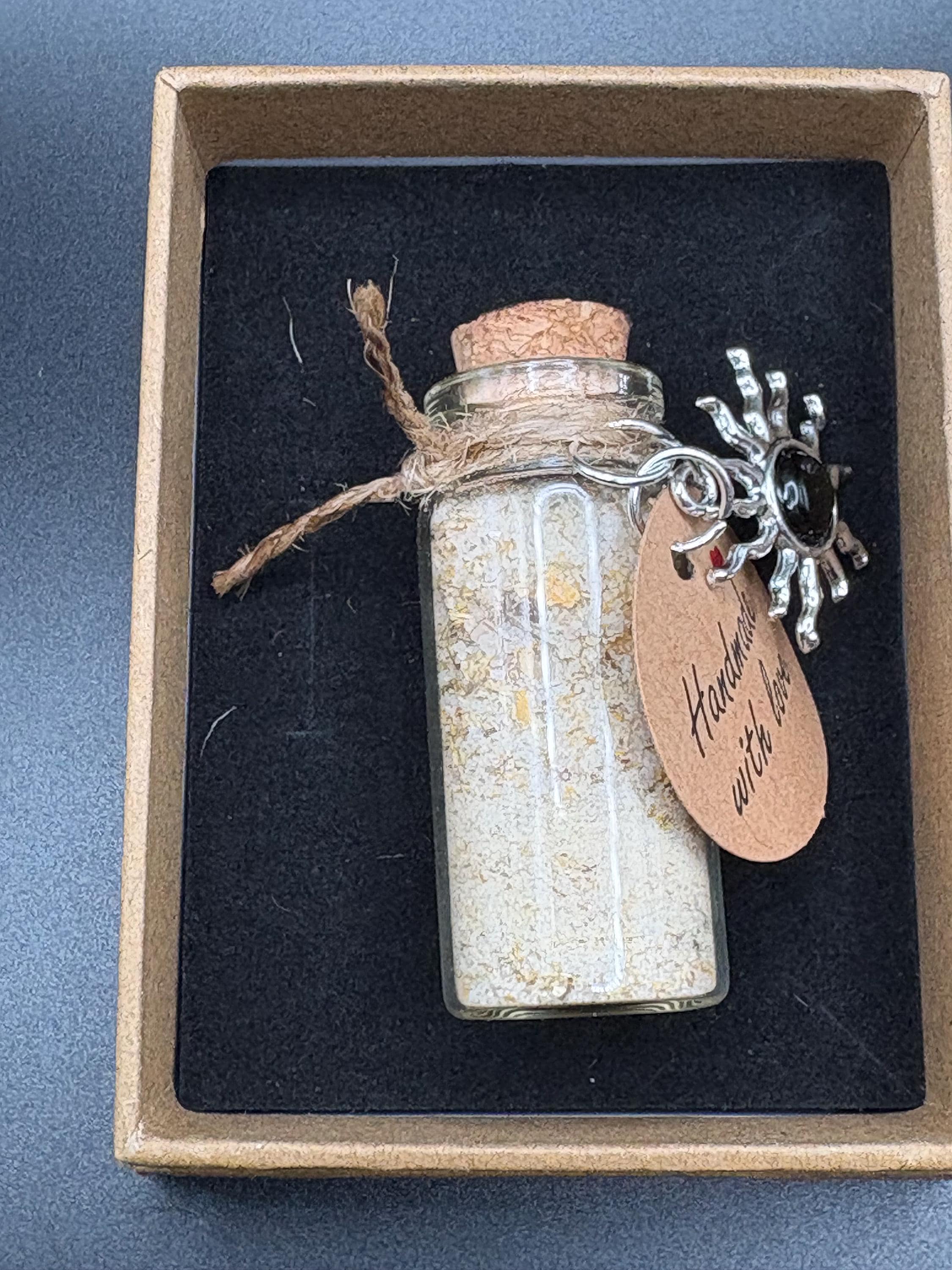 Sun Salt Ritual Jar | Solar Blessing Blend with Botanicals, Essential Oils, Altar Decor image 5