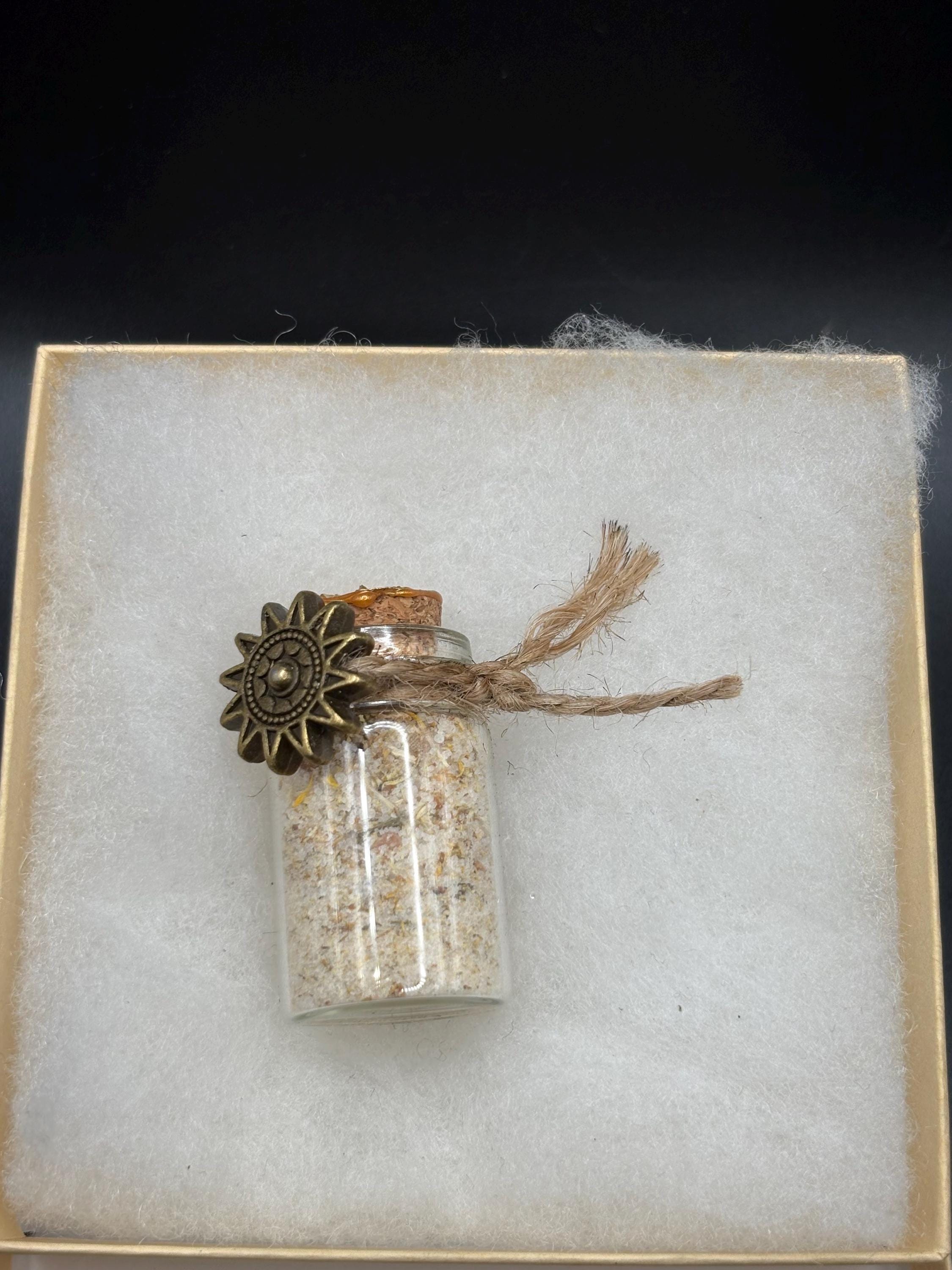 Sun Salt Ritual Jar | Solar Blessing Blend with Botanicals, Essential Oils, Altar Decor image 10