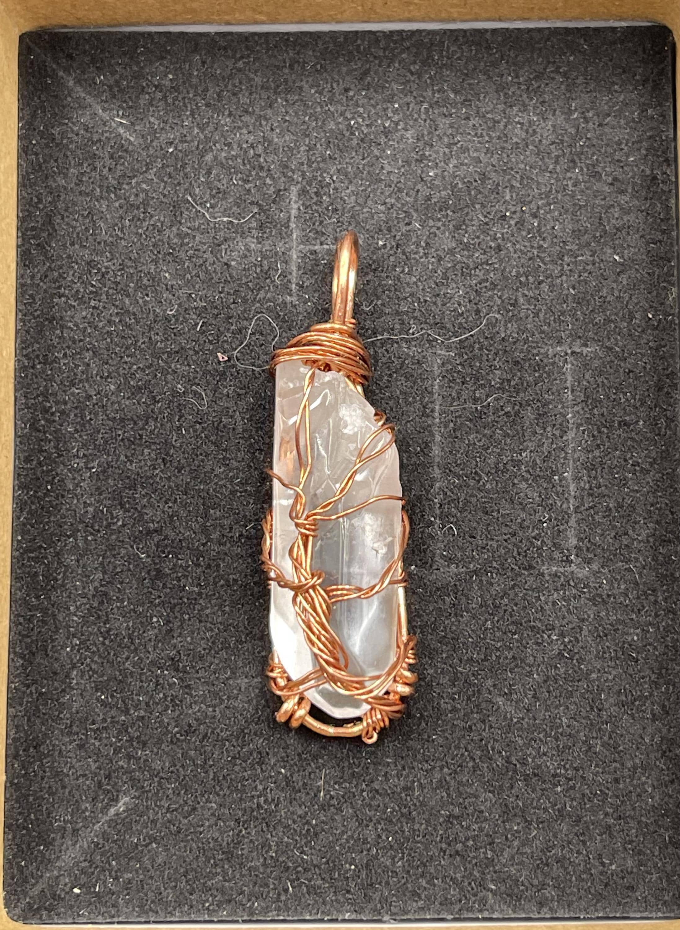 Tree of Life Clear Quartz Pendant | Healing Crystal Jewelry image 9